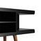 Manhattan Comfort Utopia 70.47" TV Stand with Splayed Wooden Legs and 4 Shelves in Black 19753 - alternate 5